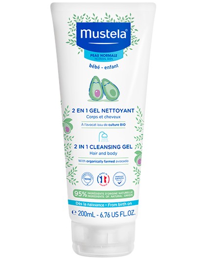 Mustela 2 in 1 Cleansing Gel -           - 