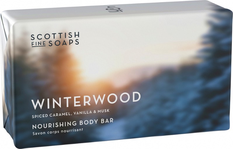 Scottish Fine Soaps Winterwood Nourishing Body Bar Scottish Fine Soaps Winterwood Nourishing Body Bar - Луксозен сапун с аромат на карамел, ванилия и мускус - сапун