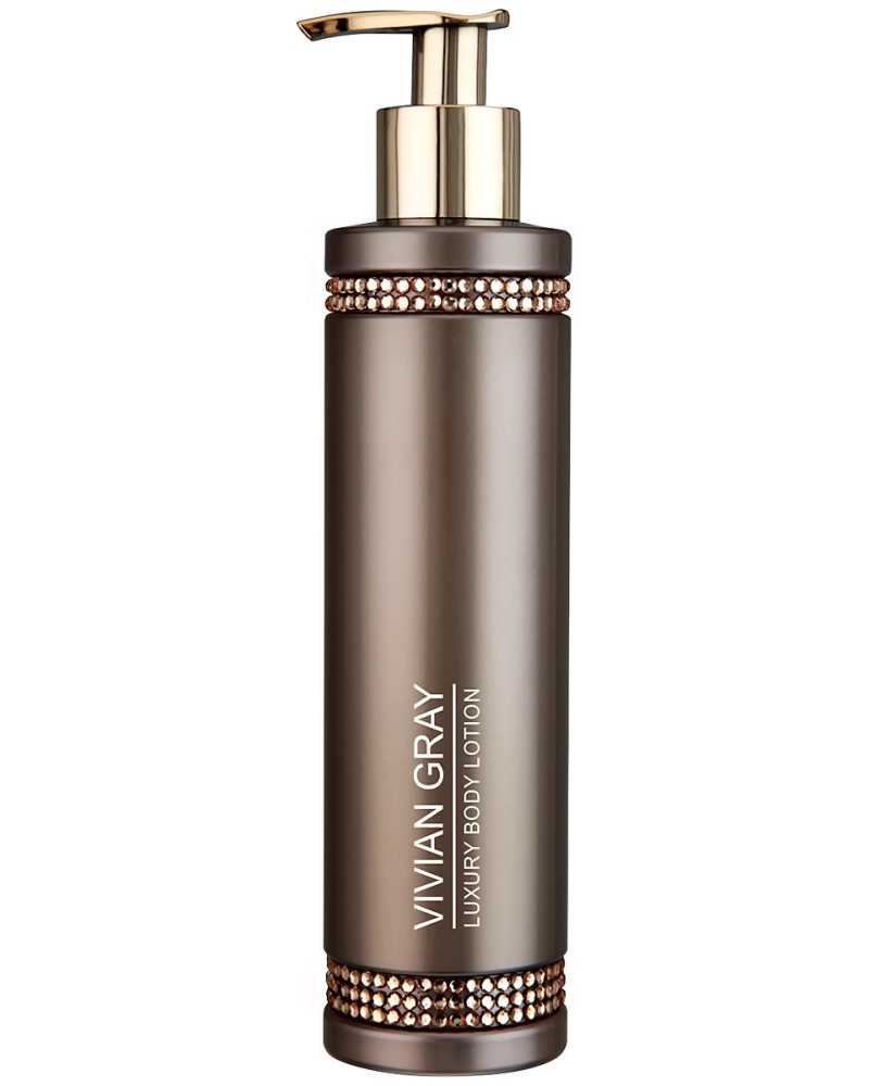 Vivian Gray Brown Crystals Luxury Body Lotion Vivian Gray Brown Crystals Luxury Body Lotion - Лосион за тяло с флорален аромат от серията Brown Crystals - лосион