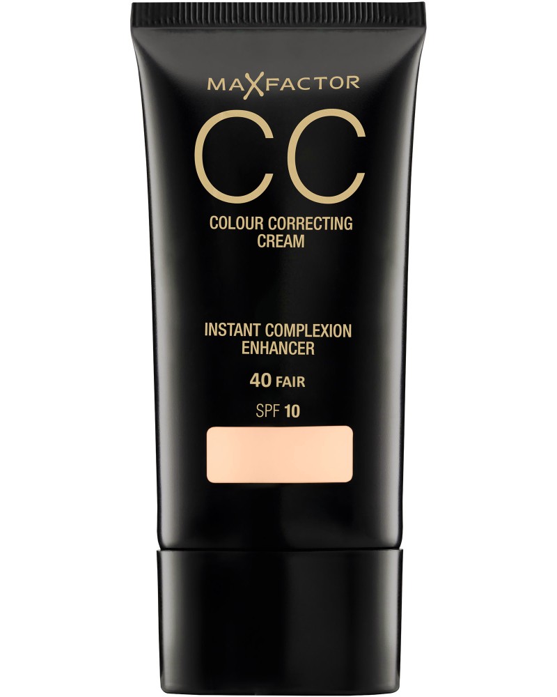 Max Factor CC Cream - SPF 10 Max Factor CC Cream - SPF 10 - Хидратиращ CC крем за естествено и безупречно покритие - крем