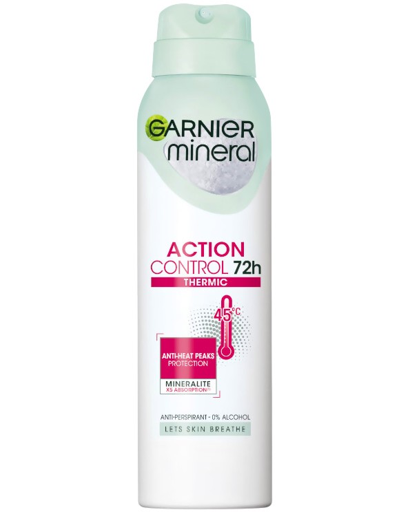 Garnier Mineral Action Control Thermic Anti-Perspirant -     "Garnier Deo Mineral" - 