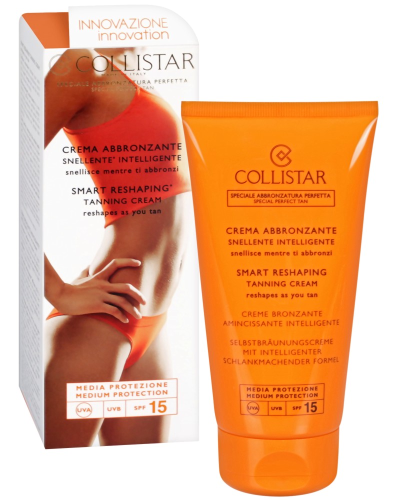 Collistar Smart Reshaping Tanning Cream SPF 15 -      "Special Perfect Tan" - 