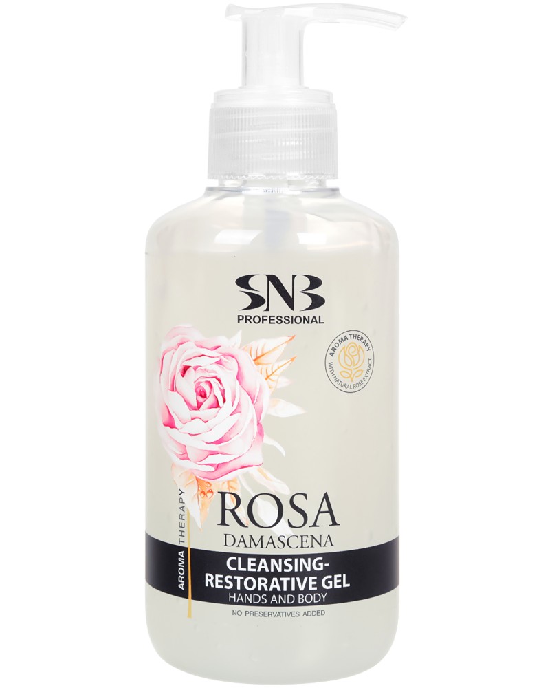 SNB Rosa Damascena Cleansing Restorative Gel Hands and Body -         - 