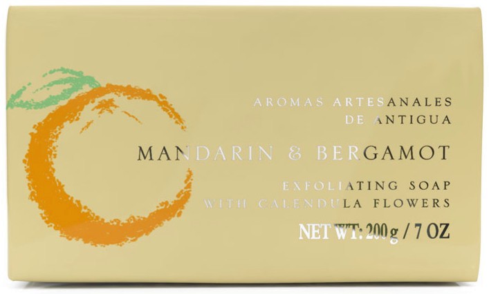 Aromas Artesanales De Antigua Mandarin & Bergamot Exfoliating Soap -         - 