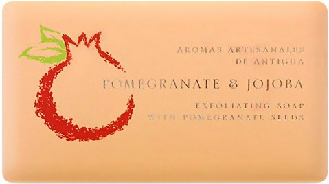 Aromas Artesanales De Antigua Pomegranate & Jojoba Exfoliating Soap -         - 