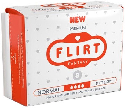Fantasy Flirt Premium Normal Soft & Dry - 8    -  