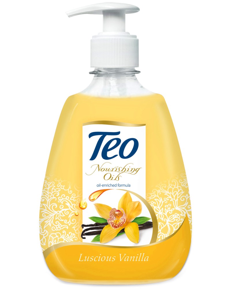 Teo Nourishing Oils Luscious Vanilla Liquid Soap -           "Teo Nourishing Oils" - 