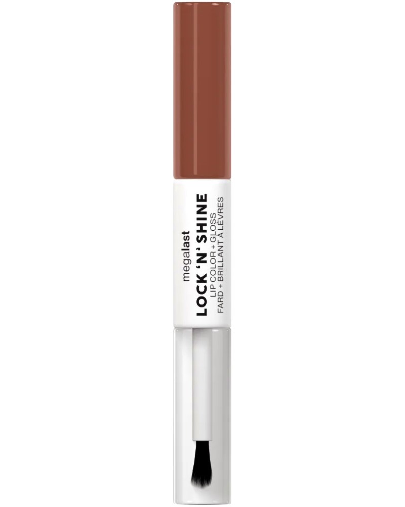 Wet'n'Wild MegaLast Lock 'N' Shine Lip Color + Gloss -        2  1   MegaLast - 