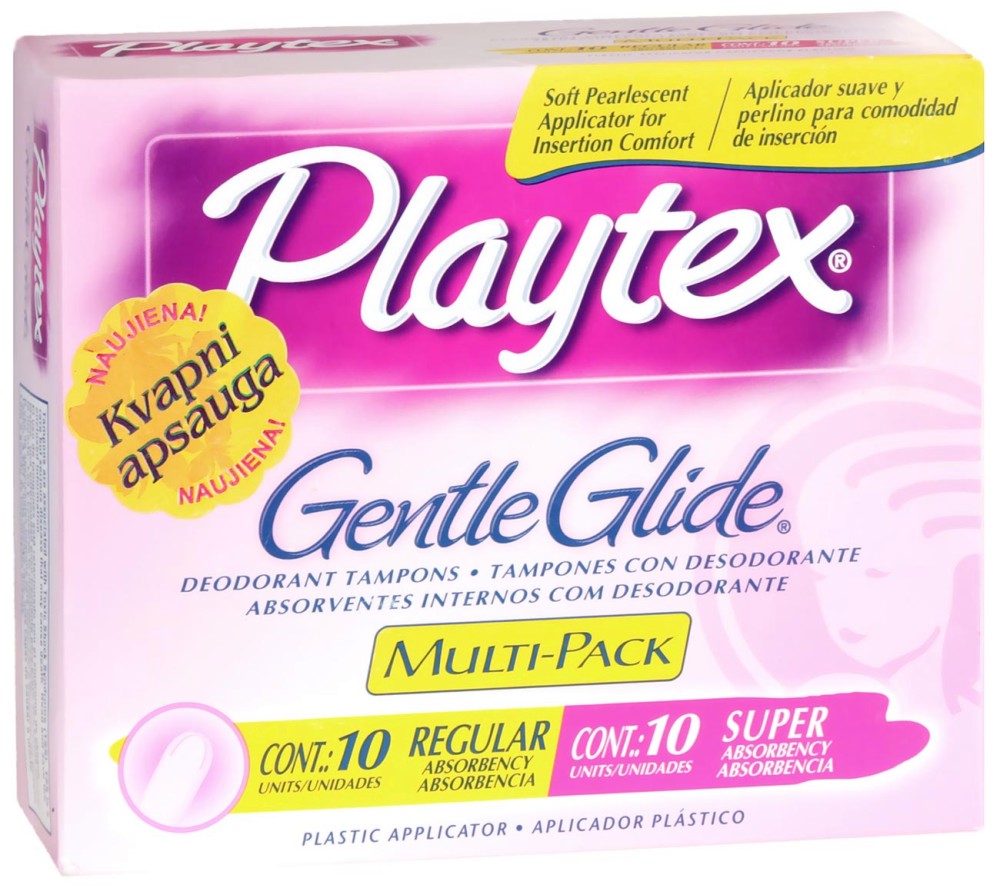 Playtex Gentle Glide Multi-Pack - ������������� ������ ������� � ��������� � �������� �� 18 ÷ 20 ���� - �������