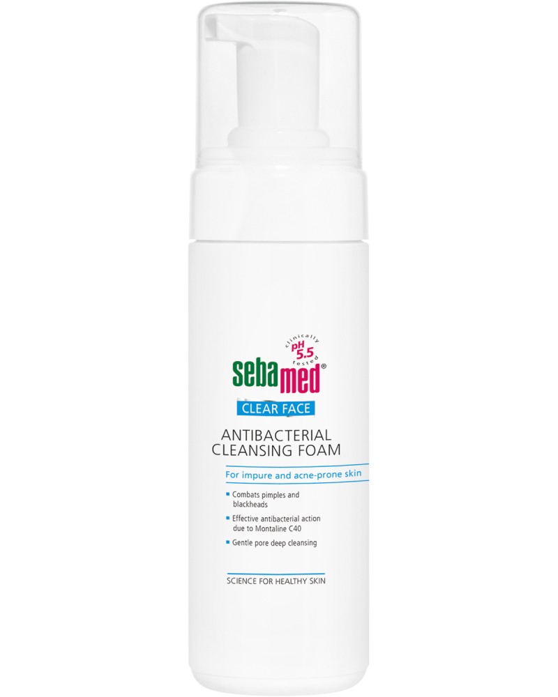 Sebamed Clear Face Antibacterial Cleansing Foam -         Clear Face - 