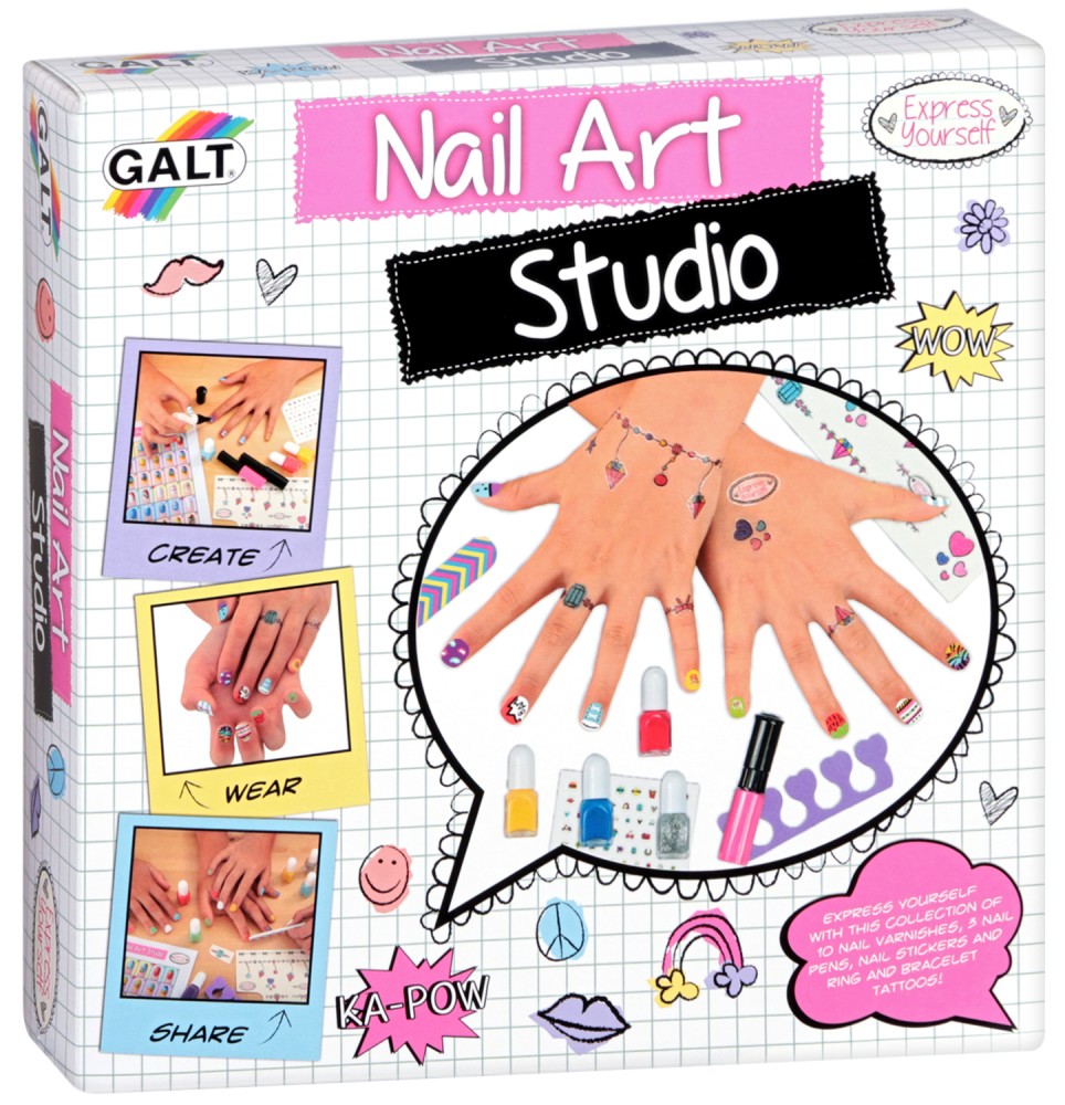 Детски комплект за маникюр Galt Nail Art Studio store.bg