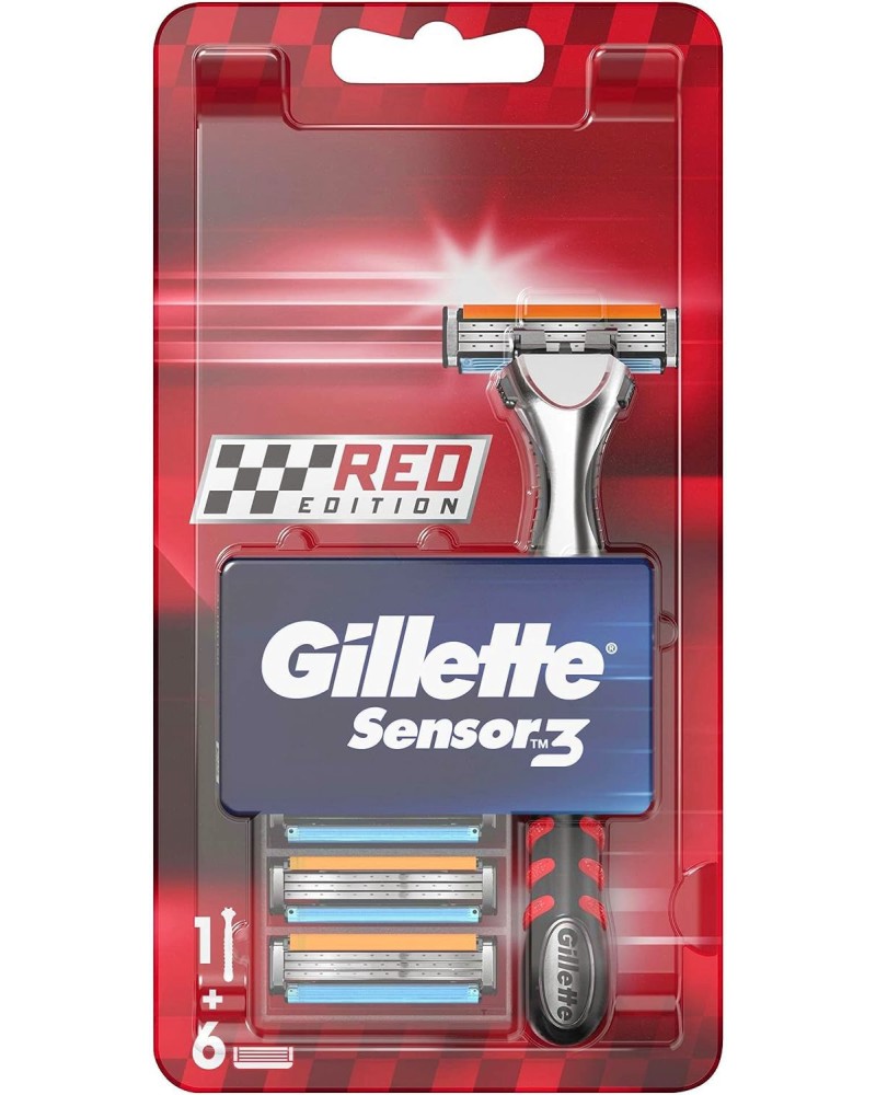 Gillette Sensor 3 Red Edition -    5   - 