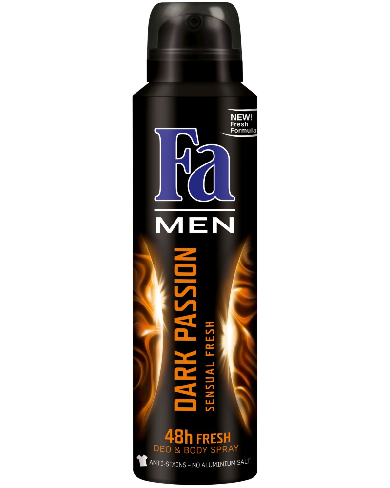 Fa Men Dark Passion Deo & Body Spray -      "Dark Passion" - 