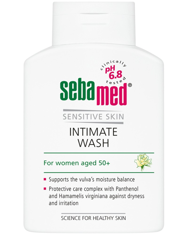 Sebamed Sensitive Intimate Wash pH 6.8 -          Sensitive Skin, 50+  -  