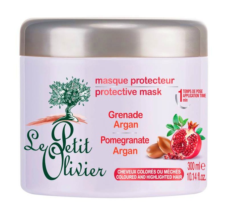 Le Petit Olivier Pomegranate Argan Protective Mask -              "Pomegranate Argan" - 