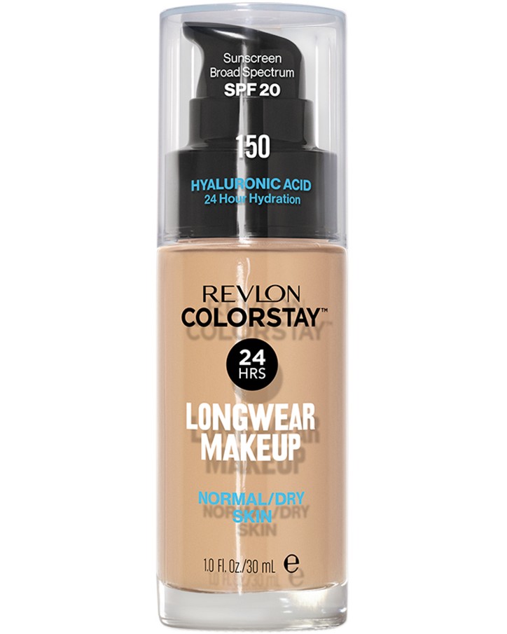 Revlon ColorStay Makeup SPF 20 - Фон дьо тен за нормална и суха кожа от серията ColorStay - фон дьо тен