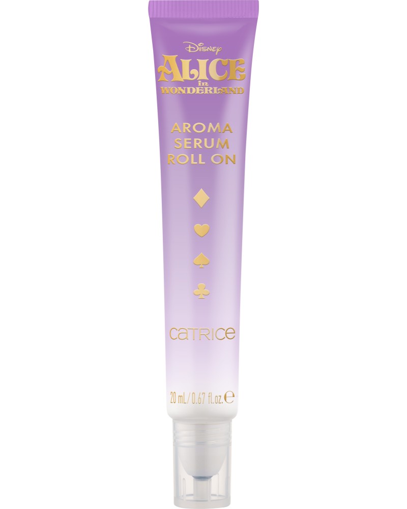 Catrice Disney Alice in Wonderland Aroma Serum Roll-On Catrice Disney Alice in Wonderland Aroma Serum Roll-On - Серум ролон за лице с аромат на лавандула от серията Disney Alice in Wonderland - серум