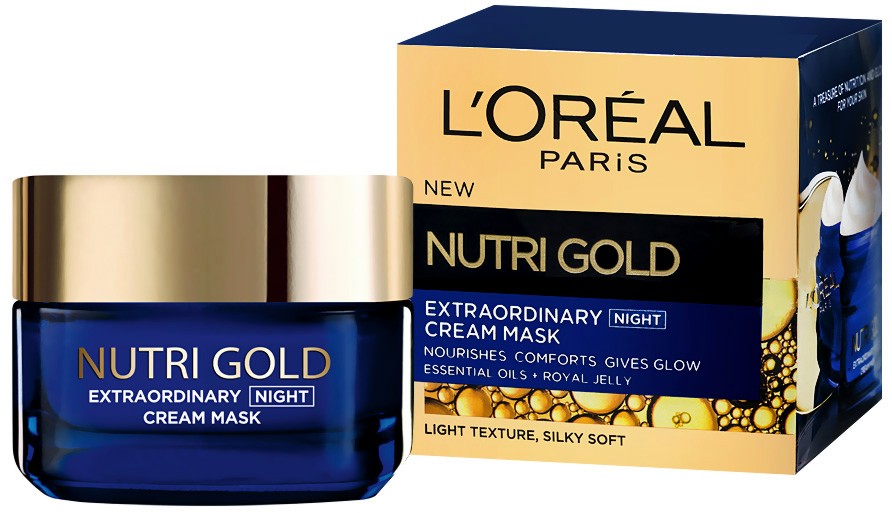 L'Oreal Nutri-Gold Extraordinary Cream Mask -  -         - 