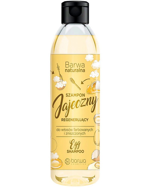 Barwa Naturalna Egg Shampoo -           Naturalna - 