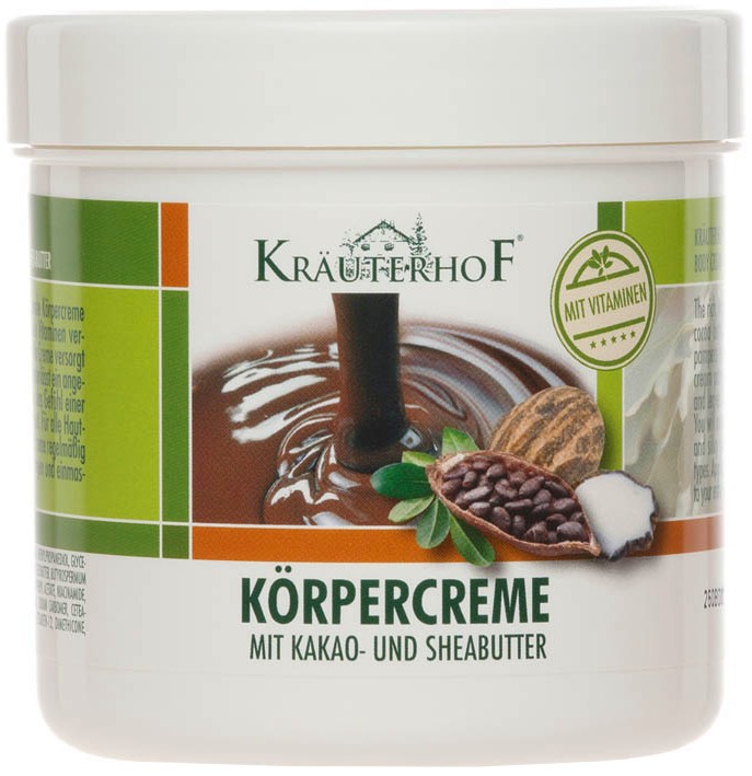 KrauterhoF Korpercreme Mit Kakao & Sheabutter -            "KrauterhoF" - 