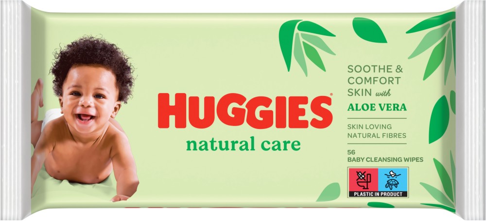 Huggies Natural Care Baby Wipes - 56        -  