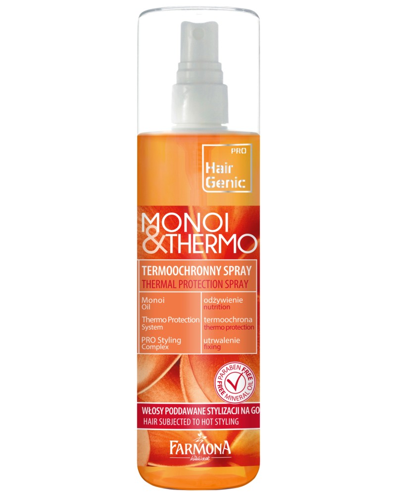 Farmona Hair Genic Monoi & Thermo Thermal Protection Spray -         "Hair Genic" - 