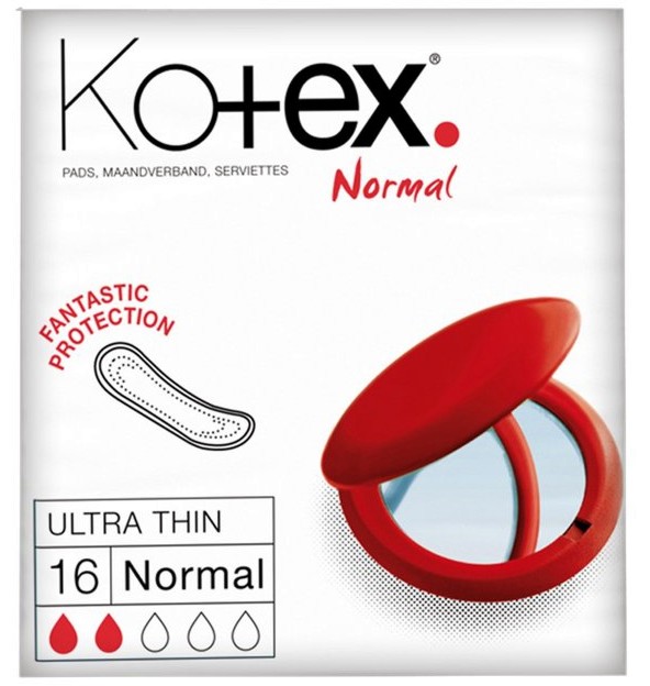 Kotex Ultra Thin Pads Normal - 16    -  
