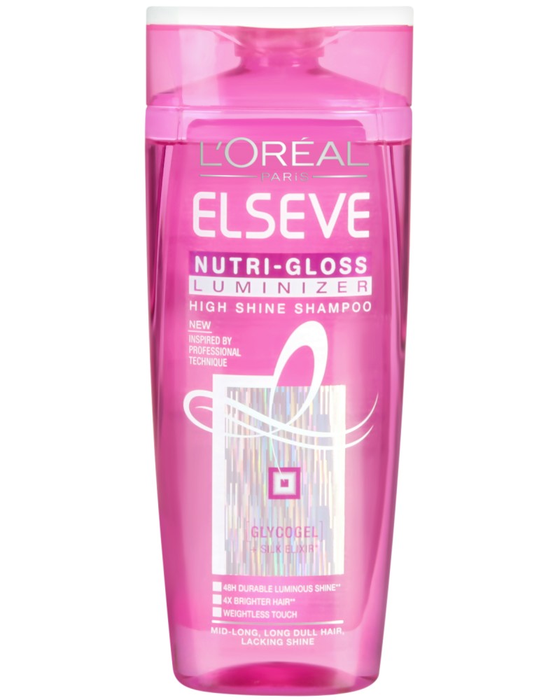 Elseve Nutri Gloss Luminizer Shampoo -        "Nutri Gloss Luminizer" - 