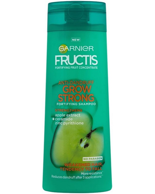 Garnier Fructis Grow Strong Anti-Dandruff Shampoo -          "Fructis Grow Strong" - 