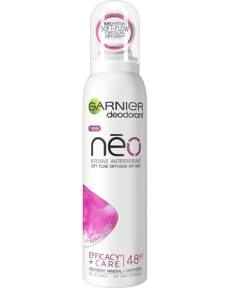 Garnier Neo Dry Mist Intensive Antiperspirant Floral Touch -      "Garnier Deo Mineral" - 