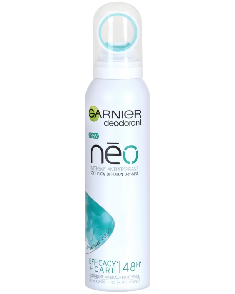 Garnier Neo Dry Mist Intensive Antiperspirant Shower Clean -      "Deo Mineral" - 