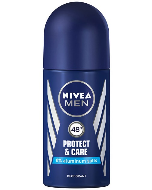 Nivea Men Protect & Care Deodorant Roll-On -      Protect & Care - 