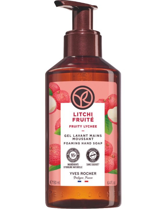 Yves Rocher Fruity Lychee Foaming Hand Soap - ����� ����� � ������ �� ������� ���� �� ������� Fruity Lychee - �����