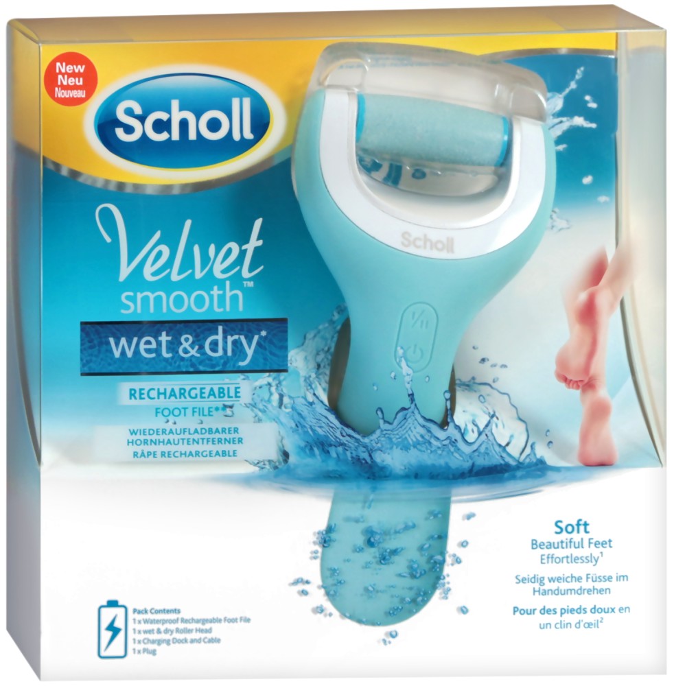 Scholl Velvet Smooth Wet & Dry - ������������ ���� �� ������� �� ���� � ����� ���� � ������������ ������� - ����
