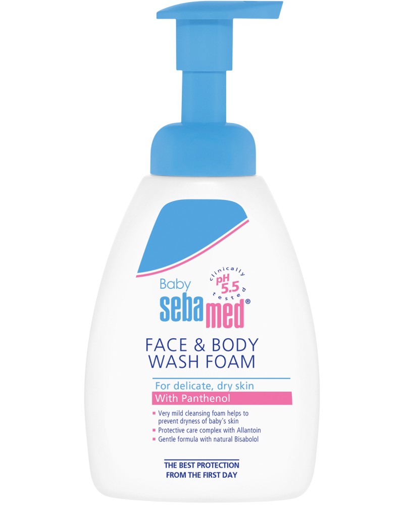 Sebamed Baby Face & Body Wash Foam -          Baby Sebamed - 