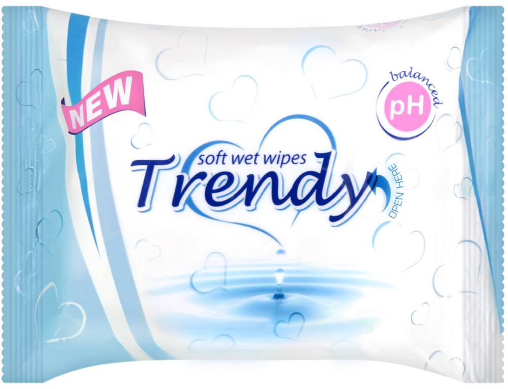 Trendy Soft Wet Wipes -   20     -  