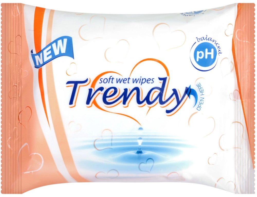 Trendy Soft Wet Wipes -   20     -  