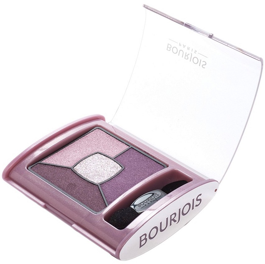Bourjois Smoky Stories Quad Eyeshadows Bourjois Smoky Stories Quad Eyeshadows - Дълготрайни сенки за очи в четири цвята - сенки