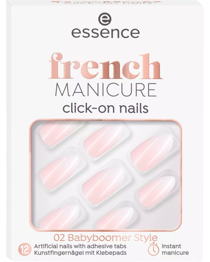 Essence French Manicure Click On Babyboomer Style -       - 