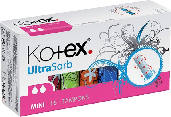 Kotex Ultra Sorb Mini Tampons -      - 16  32  - 