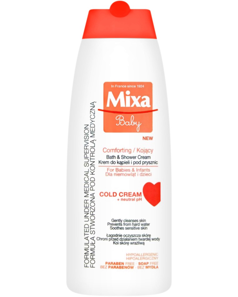Mixa Baby Cold Cream Bath & Shower Cream -       "Baby" - 
