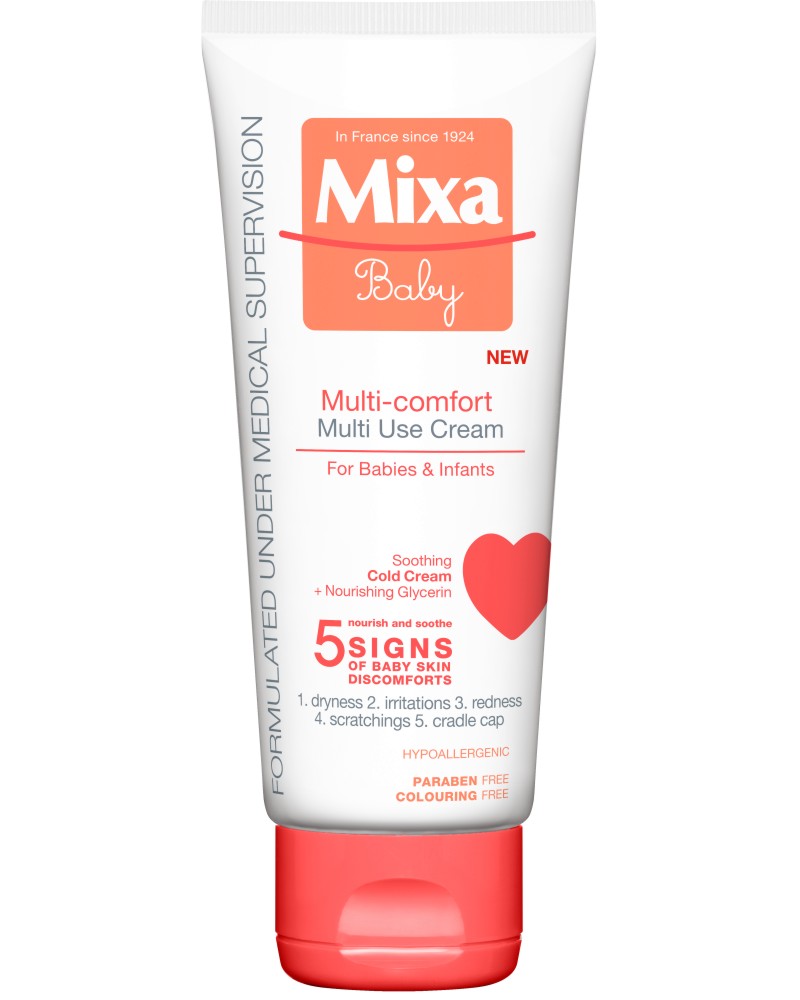 Mixa Baby Multi-Comfort Cold Cream + Glycerin - ������� ���� �� ���� � ���� �� ������� "Baby" - ����