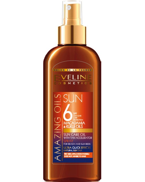 Eveline Amazing Oils Sun Care with Tan Accelerator Spray -         "Sun Care" - 