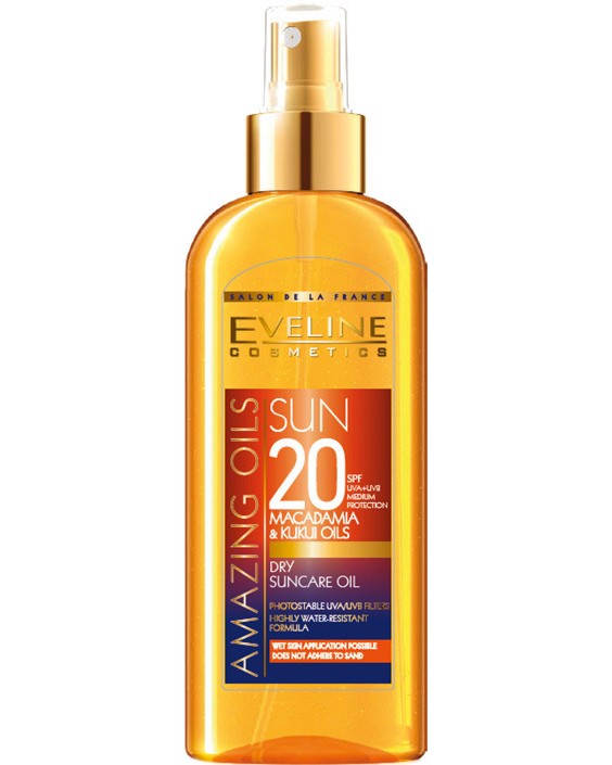 Eveline Amazing Oils Sun Dry Suncare Oil -          "Sun Care" - 