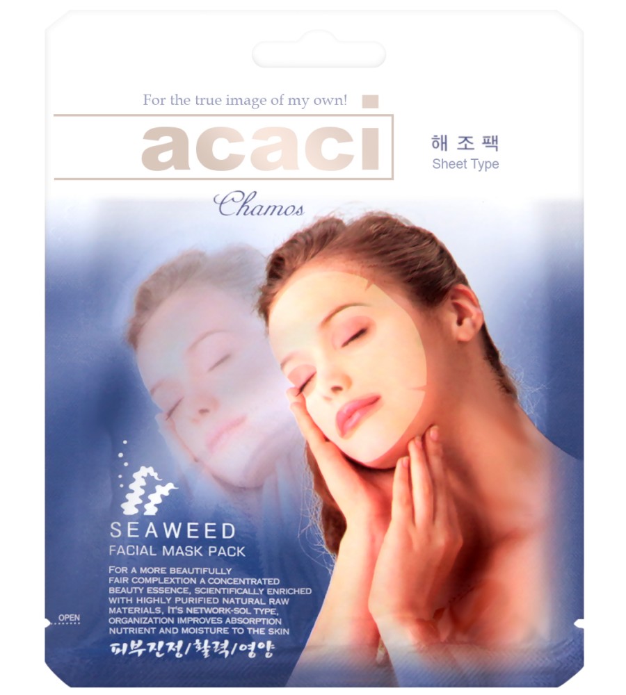 Chamos Acaci Seaweed Facial Mask -           "Acaci" - 