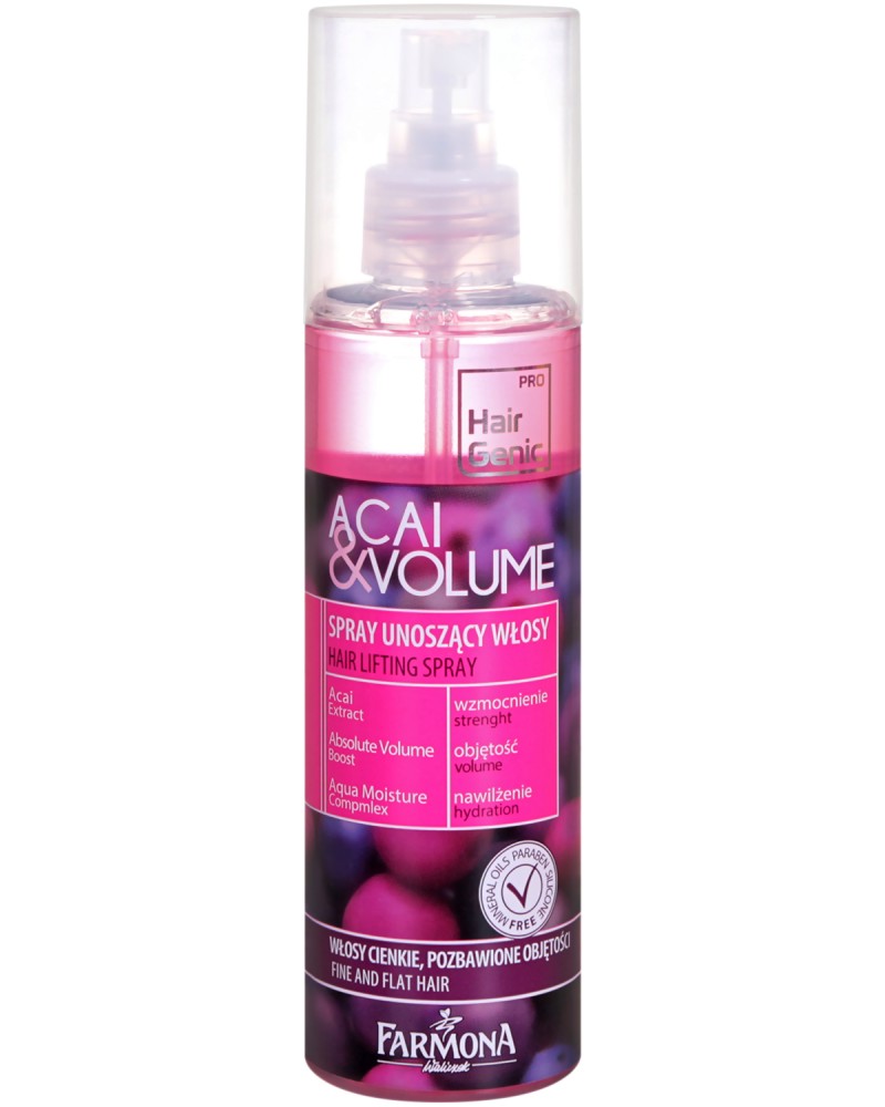 Farmona Hair Genic Acai & Volume Hair Lifting Spray -           "Hair Genic" - 