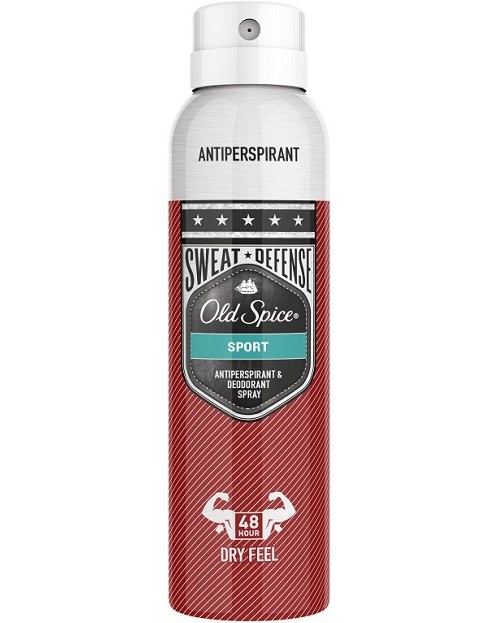 Old Spice Sweat Defense Sport Anti-Perspirant & Deodorant Spray -         - 