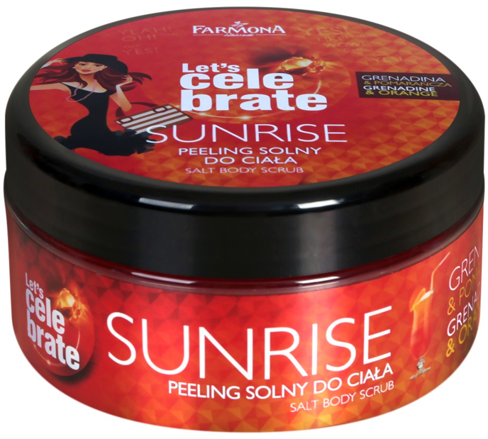 Farmona Let's Celebrate Sunrise Salt Body Scrub -            "Let's Celebrate Sunrise" - 
