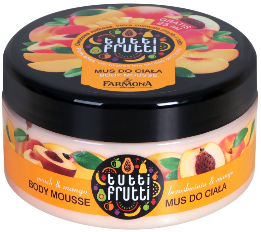 Farmona Tutti Frutti Body Mousse -            "Tutti Frutti Peach & Mango" - 