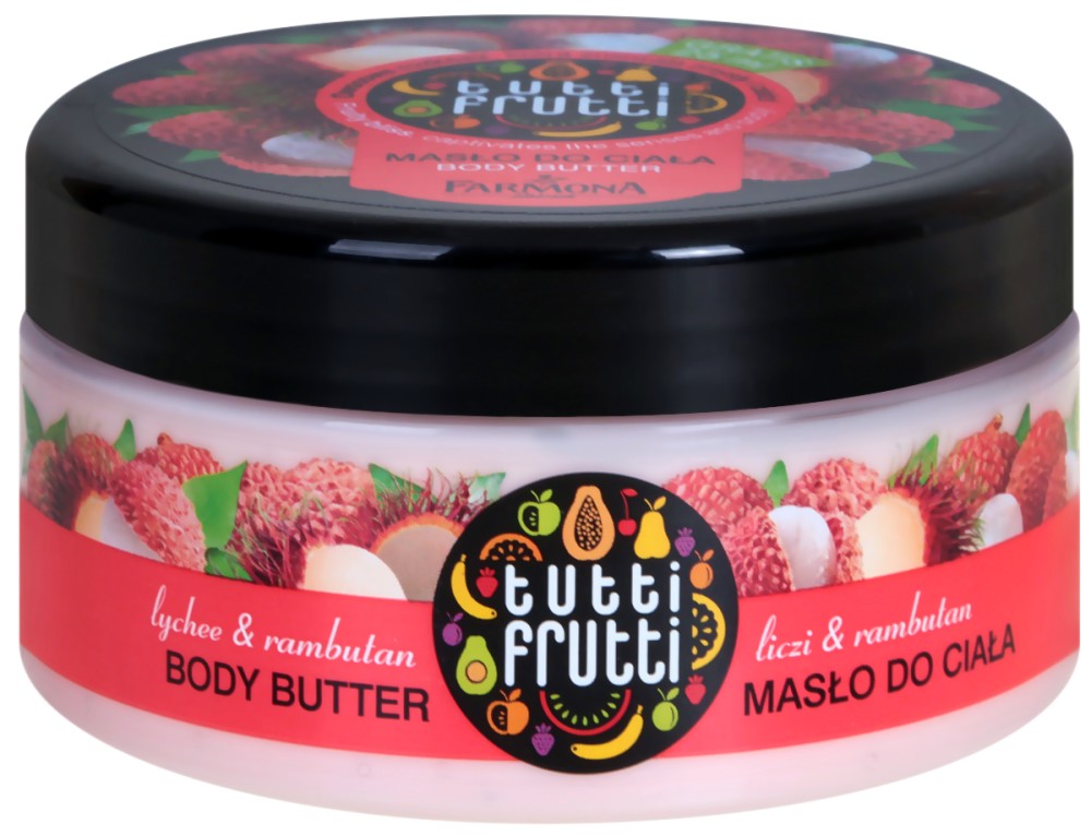 Farmona Tutti Frutti Lychee & Rambutan Body Butter -            "Tutti Frutti Lychee & Rambutan" - 